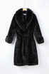 Faux Fur Belted Coat 