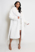 Faux Fur Belted Coat 