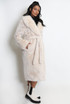 Faux Fur Belted Coat 