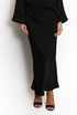 Satin BIas Cut Midi Skirt