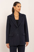 Wool Blend Oversized Blazer