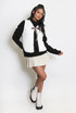 Borg Leopard Tie Front Waistcoat