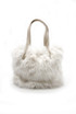 Faux Fur Mini Tote Grab Bag
