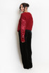 Sequin Fluffy Knit Jumper