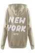 New York Bubble Slogan Hooded Sweatshirt