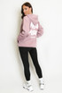 New York Bubble Slogan Hooded Sweatshirt