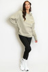 New York Bubble Slogan Hooded Sweatshirt