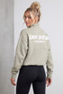 Sandiego Bubble Slogan Half Zip Sweatshirt