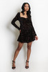 Sequin Sweetheart Skater Dress