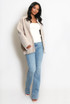 Wool Look Bomber Jacket