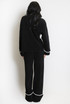 Contrast Seam Knitted Loungewear Set