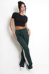 Elasticated Trouser With Chenille Side Sports Stripe
