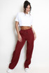 Elasticated Trouser With Chenille Side Sports Stripe
