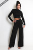 Studded Wide Leg Trousers 