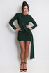 Lurex Sparkle Sash Mini Dress