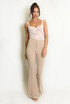 Seam Front Flare Trouser