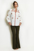 Seam Front Flare Trouser