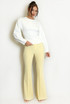 Seam Front Flare Trouser