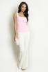 Seam Front Flare Trouser