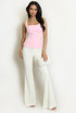 Seam Front Flare Trouser