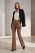 Seam Front Flare Trouser