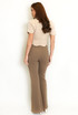 Seam Front Flare Trouser