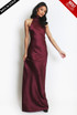Satin Halter Neck Maxi Dress