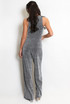 Embellished Sleeveless Crop Top & Trouser Co-Ord