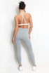 High Waist Ribbed Gym Leggings (2/2/2)
