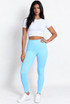 High Waisted Sports Energy Leggings (Plus Sizes)