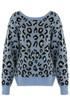 Bow Back Leopard Print Jumper