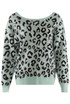 Bow Back Leopard Print Jumper
