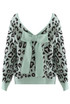 Bow Back Leopard Print Jumper