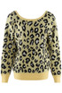 Bow Back Leopard Print Jumper