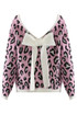 Bow Back Leopard Print Jumper