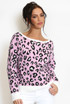Bow Back Leopard Print Jumper