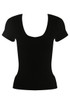 Short Sleeve Fitted Ribbed Top