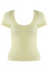 Short Sleeve Fitted Ribbed Top