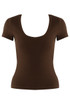 Short Sleeve Fitted Ribbed Top