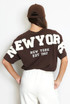 New York Embossed Back T-Shirt New York Embossed Back T-Shirt