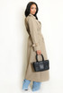 Maxi Length Double Breasted Trench Coat