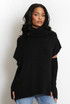 Roll Neck Jumper With Cut Out Sleeves