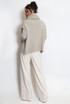 Roll Neck Jumper With Cut Out Sleeves