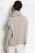 Roll Neck Jumper With Cut Out Sleeves