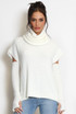 Roll Neck Jumper With Cut Out Sleeves