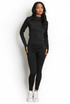Active Zip Top And Push Up Legging Set