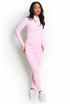 Active Zip Top And Push Up Legging Set