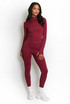 Active Zip Top And Push Up Legging Set