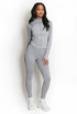 Active Zip Top And Push Up Legging Set