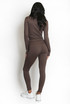Active Zip Top And Push Up Legging Set